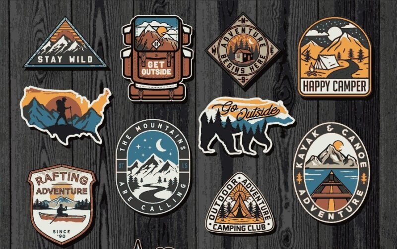 hiking patches